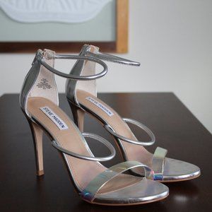 Steve Madden Silver Heels